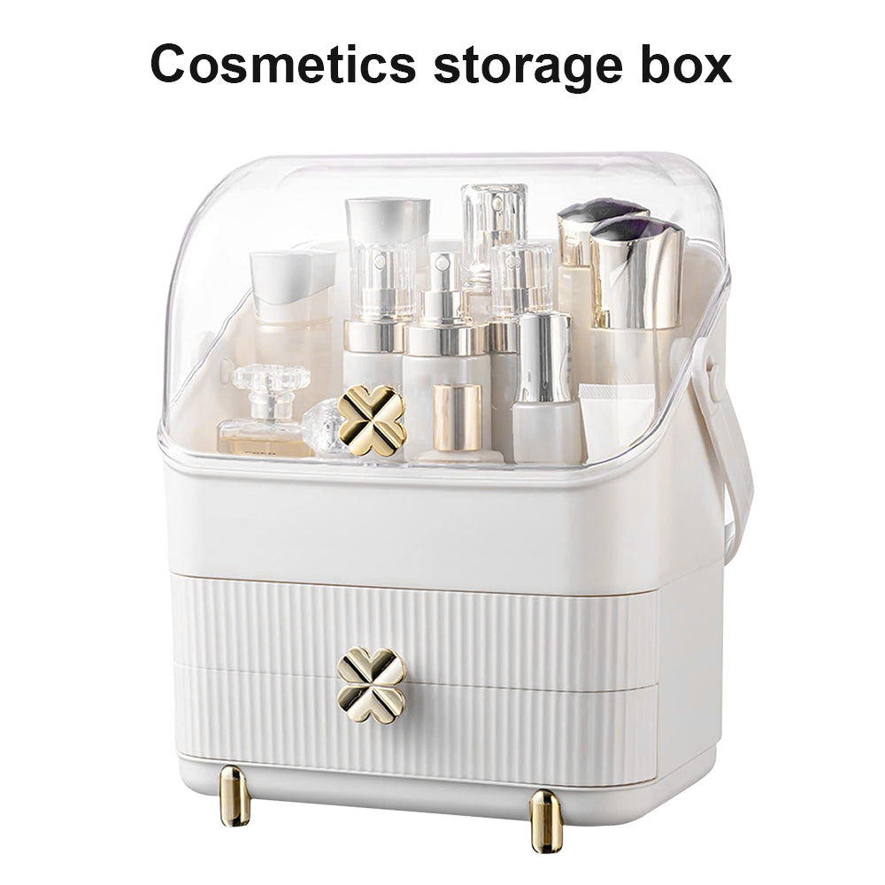 Cosmetic Storage Organiser Makeup Three Layer Skincare Display Case Box