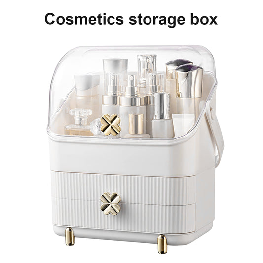Cosmetic Storage Organiser Makeup Three Layer Skincare Display Case Box