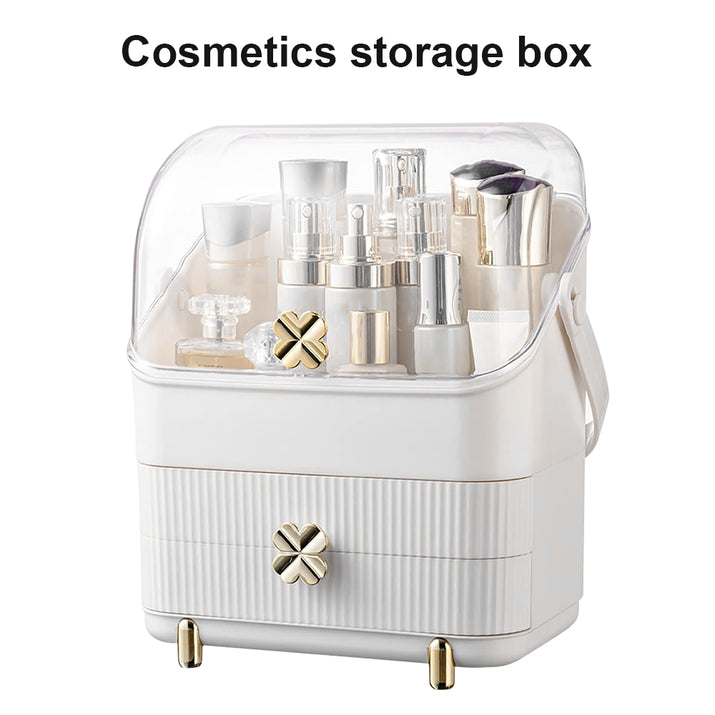 Cosmetic Storage Organiser Makeup Three Layer Skincare Display Case Box