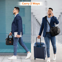 Large Lunch Bag 12-Can (8.5L) Insulated Lunch Box Soft Cooler Cooling Tote for Adult Men Women, Black