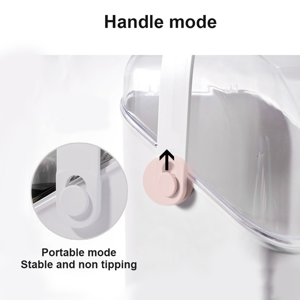 Cosmetic Storage Organiser Makeup Three Layer Skincare Display Case Box