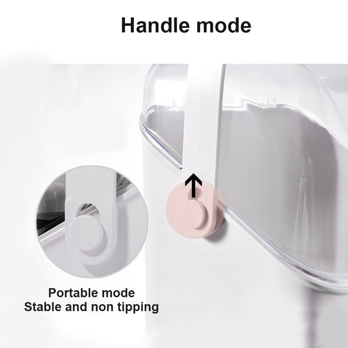 Cosmetic Storage Organiser Makeup Three Layer Skincare Display Case Box