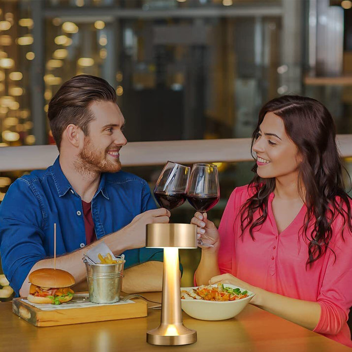 ​Cordless LED Table Lamp USB Rechargeable Modern Lamp Dimmable Bar Night Light