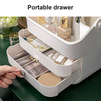 Cosmetic Storage Organiser Makeup Three Layer Skincare Display Case Box