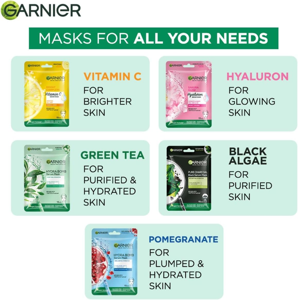 Skin Naturals, Green Tea Serum Mask, 32 G