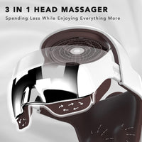 Idream5S Electric Head Massager with APP Control, Eye & Scalp & Head Massage Helmet with Heat, Kneading, Air Compression, Massager for Headache, Stress Relief, Deep Sleeping