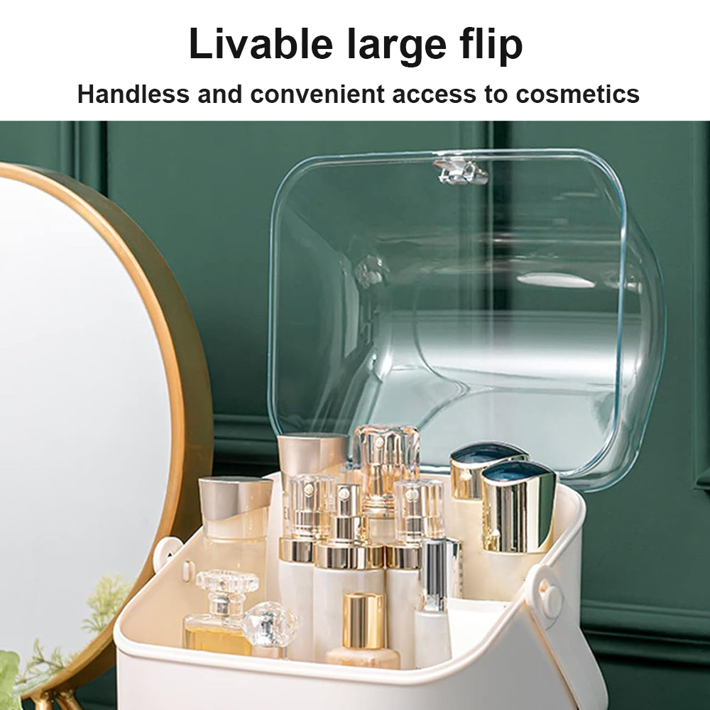 Cosmetic Storage Organiser Makeup Three Layer Skincare Display Case Box